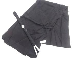 未使用品　正絹　喪服用　帯揚げ・帯締めセット